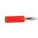 Plug | 4mm banana | 10A | 50VDC | red | non-insulated | for cable | 3.5mm2 фото 7