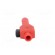 Plug | 4mm banana | 10A | 600V | red | insulated | Plating: nickel plated image 5