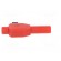 Plug | 4mm banana | 10A | 600V | red | insulated | Plating: nickel plated image 7