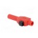 Plug | 4mm banana | 10A | 600V | red | insulated | Plating: nickel plated image 4