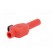 Plug | 4mm banana | 10A | 600V | red | insulated | Plating: nickel plated image 6