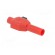 Plug | 4mm banana | 10A | 600V | red | insulated | Plating: nickel plated image 8
