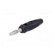 Plug | 4mm banana | 10A | 60VDC | black | with transversal socket image 2