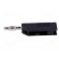 Plug | 4mm banana | 10A | 60VDC | black | Max.wire diam: 4mm | on cable image 3