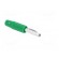 Plug | 4mm banana | 10A | 60VDC | green | non-insulated | for cable | 10mΩ image 8