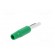 Plug | 4mm banana | 10A | 60VDC | green | non-insulated | for cable | 10mΩ image 6
