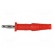 Plug | 4mm banana | 10A | 60VDC | red | non-insulated | Overall len: 60mm фото 3