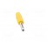 Plug | 4mm banana | 10A | 60VDC | yellow | non-insulated | for cable image 9