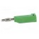 Plug | 4mm banana | 16A | 33VAC | 70VDC | green | Max.wire diam: 4mm фото 3