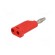 Plug | 4mm banana | 16A | 33VAC | 70VDC | red | Max.wire diam: 4mm image 6