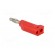 Plug | 4mm banana | 16A | 33VAC | 70VDC | red | Max.wire diam: 4mm image 4