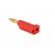 Plug | 4mm banana | 16A | 70VDC | red | Max.wire diam: 4mm | 1mm2 image 4