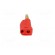 Plug | 4mm banana | 16A | 70VDC | red | Max.wire diam: 4mm | 1mm2 image 5