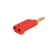 Plug | 4mm banana | 16A | 70VDC | red | Max.wire diam: 4mm | 1mm2 image 6