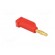 Plug | 4mm banana | 16A | 70VDC | red | Max.wire diam: 4mm | 1mm2 image 8