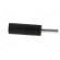 Plug | 4mm banana | 16A | 50VDC | black | non-insulated | for cable paveikslėlis 7