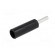 Plug | 4mm banana | 16A | 50VDC | black | non-insulated | for cable image 6