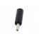 Plug | 4mm banana | 16A | 50VDC | black | non-insulated | for cable paveikslėlis 9