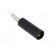 Plug | 4mm banana | 16A | 50VDC | black | non-insulated | for cable paveikslėlis 4