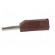 Plug | 4mm banana | 16A | 50VDC | brown | for cable | 2.5mm2 image 3