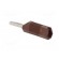 Plug | 4mm banana | 16A | 50VDC | brown | for cable | 2.5mm2 image 4