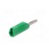 Plug | 4mm banana | 16A | 50VDC | green | for cable | 2.5mm2 фото 6