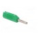 Plug | 4mm banana | 16A | 50VDC | green | for cable | 2.5mm2 фото 8