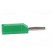Plug | 4mm banana | 16A | 50VDC | green | for cable | 2.5mm2 фото 7