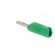 Plug | 4mm banana | 16A | 50VDC | green | for cable | 2.5mm2 paveikslėlis 4