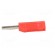 Plug | 4mm banana | 16A | 50VDC | red | for cable | 2.5mm2 | nickel plated image 3