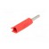 Plug | 4mm banana | 16A | 50VDC | red | for cable | 2.5mm2 | nickel plated фото 6