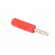Plug | 4mm banana | 16A | 50VDC | red | for cable | 2.5mm2 | nickel plated image 8