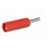 Plug | 4mm banana | 16A | 50VDC | red | non-insulated | for cable | 5.5mm2 image 6