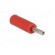 Plug | 4mm banana | 16A | 50VDC | red | non-insulated | for cable | 5.5mm2 image 8