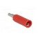Plug | 4mm banana | 16A | 50VDC | red | non-insulated | for cable | 5.5mm2 image 4