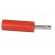 Plug | 4mm banana | 16A | 50VDC | red | non-insulated | for cable | 5.5mm2 image 7