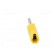Plug | 4mm banana | 16A | 50VDC | yellow | for cable | 2.5mm2 | screw image 5