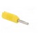 Plug | 4mm banana | 16A | 50VDC | yellow | for cable | 2.5mm2 paveikslėlis 8