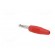 Plug | 4mm banana | 16A | 60VDC | red | non-insulated | 3mΩ | 2.5AWG image 4