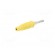 Plug | 4mm banana | 16A | 60VDC | yellow | non-insulated | 3mΩ | 1.5mm2 image 6