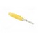 Plug | 4mm banana | 16A | 60VDC | yellow | non-insulated | 3mΩ | 1.5mm2 image 8