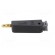 Plug | 4mm banana | 19A | 30VAC | 60VDC | black | gold-plated | 1mm2 paveikslėlis 3
