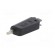 Plug | 4mm banana | 19A | 30VAC | 60VDC | black | nickel plated | 1mm2 image 2