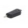Plug | 4mm banana | 19A | 30VAC | 60VDC | black | nickel plated | 2.5mm2 image 2