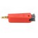 Plug | 4mm banana | 19A | 30VAC | 60VDC | red | gold-plated | 1mm2 paveikslėlis 3
