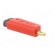 Plug | 4mm banana | 19A | 30VAC | 60VDC | red | gold-plated | 1mm2 paveikslėlis 8