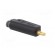 Plug | 4mm banana | 19A | black | gold-plated | on cable image 8