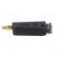 Plug | 4mm banana | 19A | black | gold-plated | on cable image 3