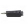 Plug | 4mm banana | 19A | black | nickel plated | on cable image 3