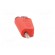 Plug | 4mm banana | 19A | red | non-insulated,with 4mm axial socket paveikslėlis 9